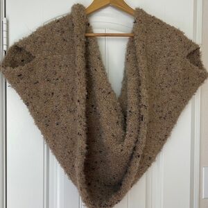 Dillards Italy Alpaca Blend Shrug in Beige Tweed NWT All size